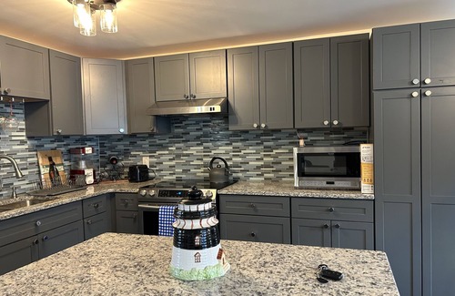 Niagara County House | Cheerful Lake Ontario House in Wilson New York.