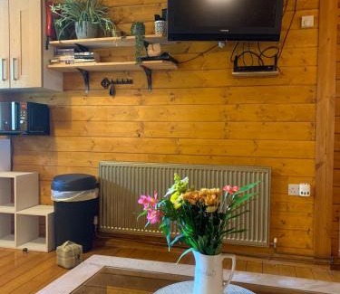 Welshpool Ski Chalet | Cherry Cabin - Little Log Cabin in Wales