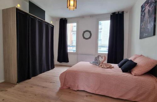 Anatole France Danton Apartment | Chez K&D T2 Rouge Le Havre