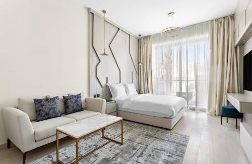 Al Barsha Apartment | Chic Studio in Arjan with pool game room and gym