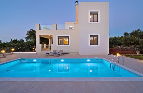 Atsipópoulon Villa | Chloe,New Luxurious modern villa, private big pool, picturesque surroundings