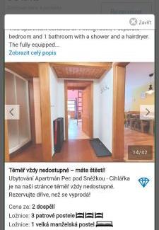 Pec pod Snezkou Apartment | Cihlařka