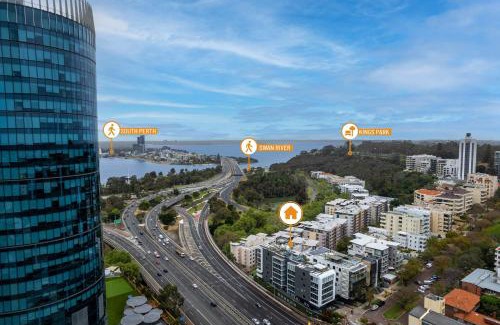 Perth Central Business District Apartment | City Views & Resort-Style Living Pool Tennis & Parking