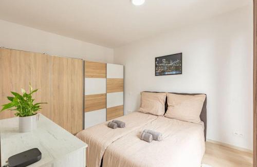 Bratislava Apartment | Cityscape Oasis: Active Studio Heaven
