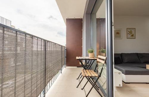 Bratislava Apartment | Cityscape Oasis: Active Studio Heaven