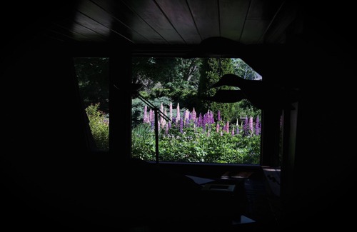 Mount Horeb Cottage | Clarance Gonstead Guest Cottage, Prairie Style, Stone & Tide Water Cypress