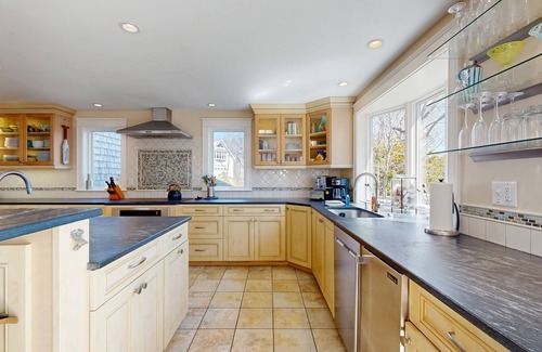 Biddeford Pool House | Classic coastal home near the beach w/lush garden, game room & deck - dogs OK