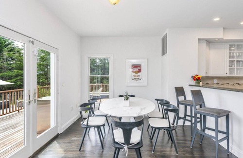 Westhampton House | Classic-style Hamptons home, heated freshwater pool, fire pit, extensive.