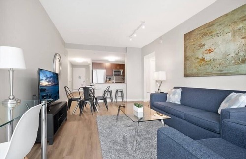 Hudson Exchange Apartment | Clean & Spacious 1BR | Work Remote | Free WiFi & Kitchen | Near PATH