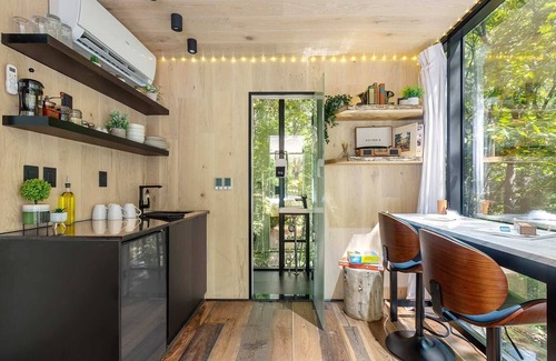 Lupton City Cabin | Cliffside Mirror Cabin