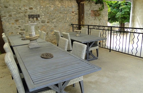 Vallon-Pont-d'Arc House | Clos saint joseph the courtyard for 8 people