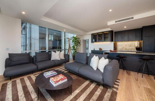 Melbourne Central Business District Apartment | Cloud Nine with Pool Gym and inner city parking for two cars