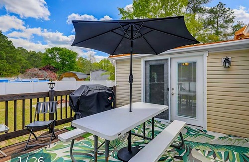 Carteret County House | "Coastah" RetreatnJET TUB/FIREPIT/GRILLnLG Fenced YARD nWalk to HADNOT Creek