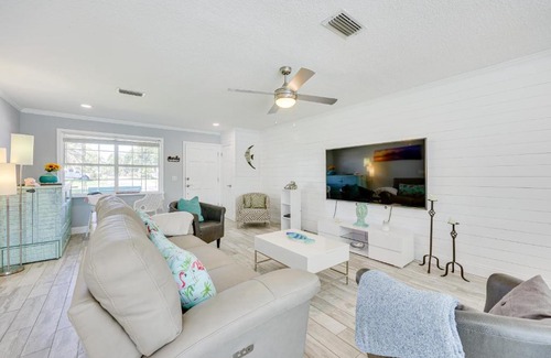 Jacksonville Beach House | Coastal Home with Heated Pool Mins to Beach and Mayo!