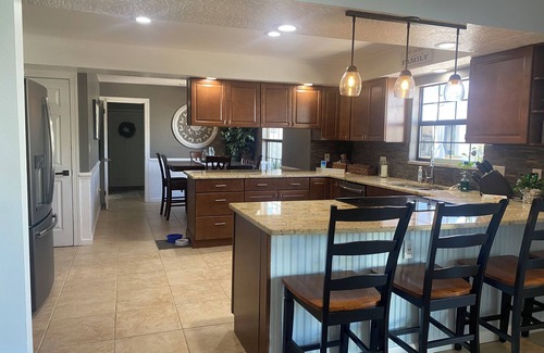 Indianola Estates House | Coastal Luxury Oasis – Saltwater Pool, Patio & Event-Ready Near Port Canaveral