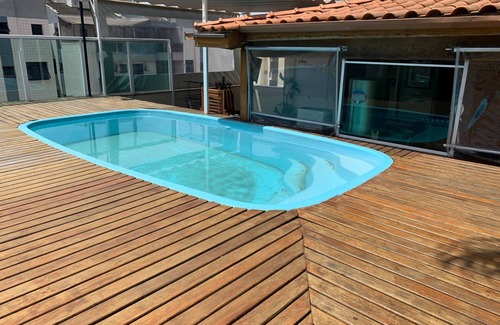 Praia Grande Apartment | Cobertura com Piscina Praia Grande Ubatuba Proximo Praia