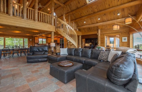 Ridgway House | Colorado Luxury Log Home - 40 Private Acres - Fire Pit - Views STR2024-052