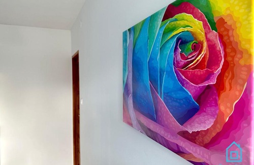 Gdansk City Center House | Colourful Room