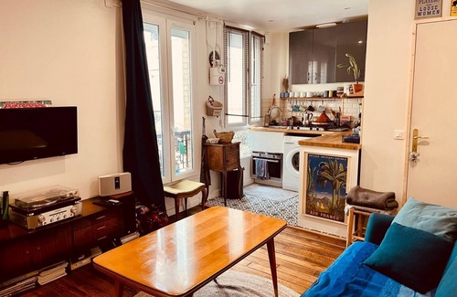 Quartier de la Goutte-d'Or Apartment | Comfort Studio 18th close to Sacré Coeur