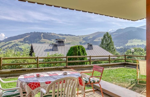 Megeve Apartment | Comfortable 1-bedroom apartment, terrace, Wifi, parking, close to slopes