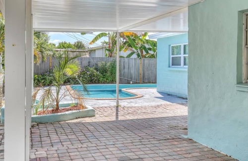 South Patrick Shores Other | Comfy Home W/ Pool Walking Distance From Beach