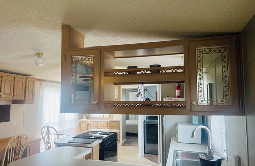 Moorefield House | Comfy Mobile Home located minutes from restaurants and venues.