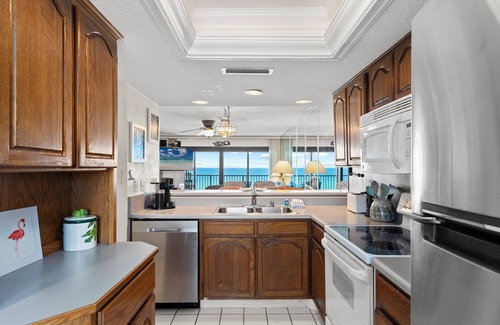 Lower Grand Lagoon Condo | Commodore 608 2BR Beachfront Retreat with Gulf Views and Large Balcony