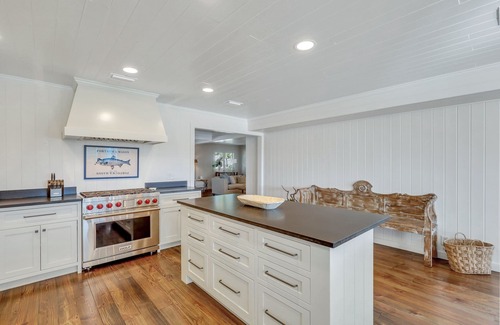 East Beach House | Completely Renovated Ocean Front Home! Easy Walk To BEACH | Heated Pool | Sleeps 12