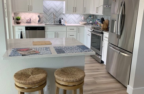 Fort Pierce Shores Villa | COMPLETEY REMODEL nWaterfront Villa, 2 bedrooms 2 Baths. Sleeps 4