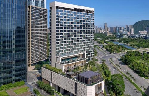 Nanshan Hotel | Conrad Shenzhen, the first art museum hotel in Greater Bay Area with the stunning bay and sunset view in the hotel terrace