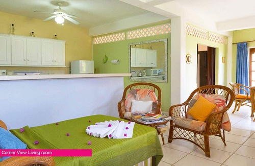 Black Rock Apartment | Corner View, with private sea-view terrace & full kitchen