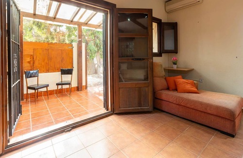 San Jose Apartment | Cosy apartment for 2 guests with pool, A/C, TV and patio