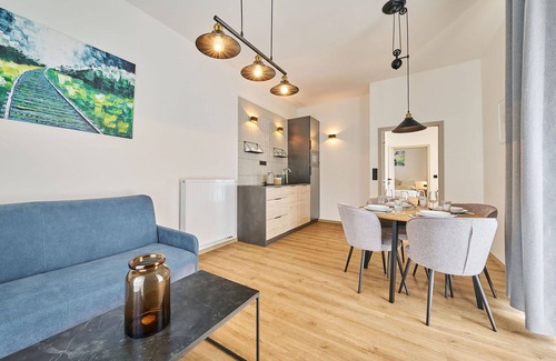 Cerny Dul Apartment | Cosy apartment for 4 guests with WIFI, TV, terrace and parking