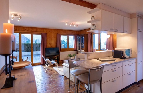 Barboleusaz Apartment | Cosy apartment for 4 guests with WIFI, TV and terrace