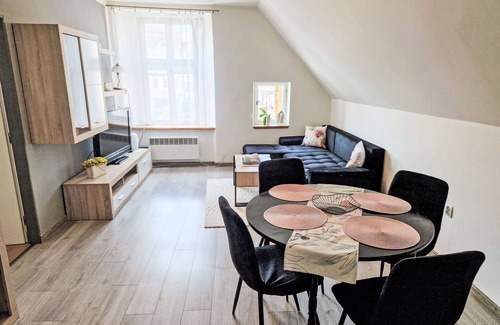 Broumov Apartment | Cosy apartment for 4 guests with WIFI and TV