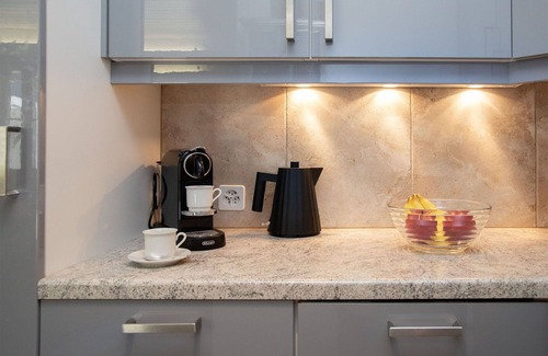 Falera Apartment | Cosy apartment for 4 guests with pool, WIFI, TV, patio, pets allowed and panoramic view