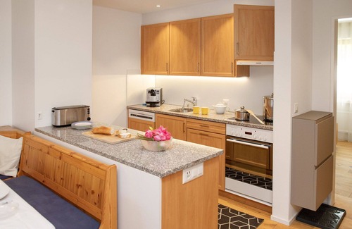 Falera Apartment | Cosy apartment for 4 guests with WIFI, pool, TV, balcony and panoramic view