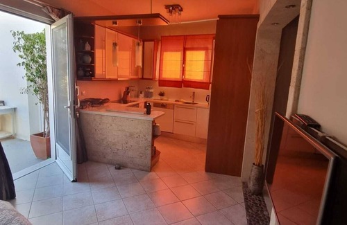 Stegna House | Cosy modern house with own garden and parking at Stegna Beach