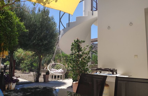 Stegna House | Cosy modern house with own garden and parking at Stegna Beach
