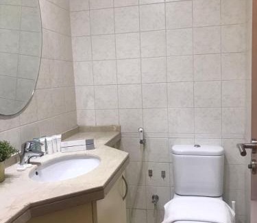 Dubai Investment Park Apartment | Cozy Bedroom Retreat in Green Community Pool View