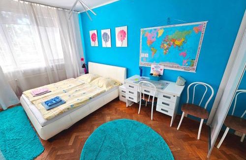 Presov House | Cozy Blue Apartment Prešov