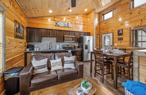 Sevierville House | Cozy Cabin w/Hot Tub Pool 2 Kings Pet OK