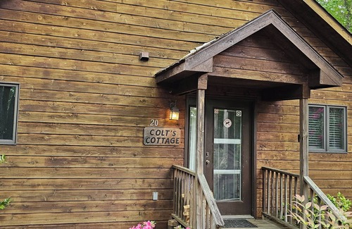 Skyland Cabin | Cozy cabin w/hot tub access to Mtn to Sea trail