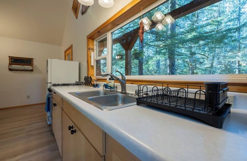 Gustavus Cabin | Cozy cabin w/WiFi amongst the spruce trees adjacent to Glacier Bay Nat'l Park.