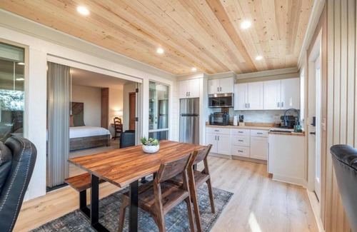 Sandpoint House | Cozy Guest House with Hot Tub, Dedicated Workspace & Views