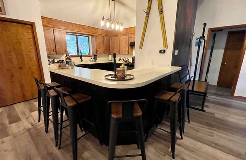 Ruidoso Cabin | Cozy nights by the fireplace + game room, pool table, games, AC and much more.