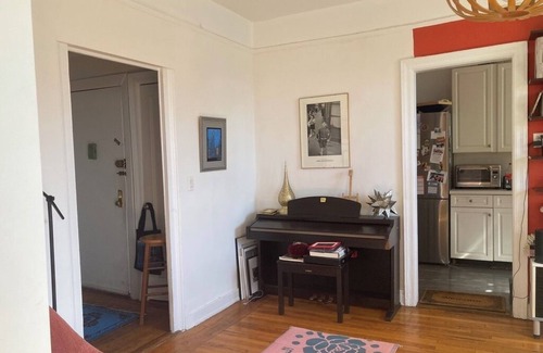 Hamilton Heights Condo | Cozy, sunny private bedroom in Harlem with views to Riverbank State Park