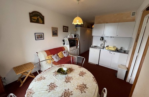 Laveissiere Apartment | Cozy T2 near slopes with baby equipment, ski locker, no pets allowed