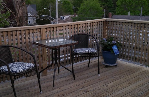 Gloucester Apartment | Cozy, Waterview Old Quarryman boarding house