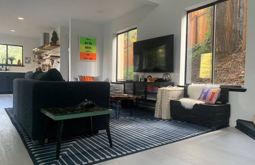 Guerneville House | Cozy Writer's Retreat in the Redwoods - just up the hill from the Russian River!